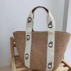 Totes X Fashion Mini Size Travel Messenger Summer Beach Shoulder Bag Wicker Woven Kvinnlig halm Shopping S Casual Rattan Women Handväskor