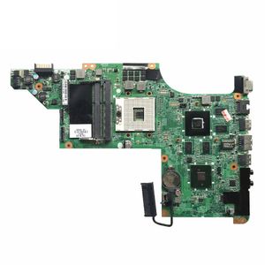 605320-001 605320-501 Laptop Motherboard för HP Pavillion DV7 DV7T DV7-4000 HD5650M 1GB I7 Notebook Mainboard DA0LX6MB6F2 HM55