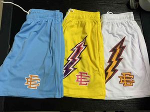 European and American West Coast Tide Brand Ee Shorts Summer Boys Bodybuilding Pants Speed Running Style 2022 Real Shot