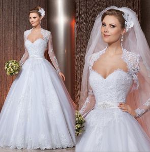 2022 new wedding dress trailing long sleeve strapless Wed Dresses Vestido de novia