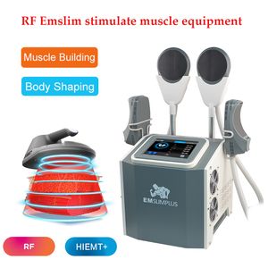 Wholesale skin tightening machines for sale - Group buy Newest musclesculpt RF Skin Tightening Emslim HIEMT Body Slimming lose Weight Fat Burning Machine Building Muscle Device With Handles Can Work Together