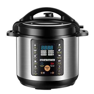 6L Electric Pressure Cookers Hushållsapparat Aluminium Non-Stick Inner Pot Commercial Pressure Cooker Kök Apparater