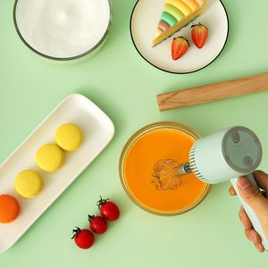 Kablosuz 3 Hızlı Mini Mikser Elektrikli Gıda Blender Handheld Mixer Yumurta Çırpıcı Otomatik Krem Kek Pişirme