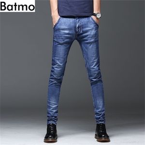 Batmo ankomst högkvalitativ slim jeans män mäns blyerts byxor mager jeans män z004 210318