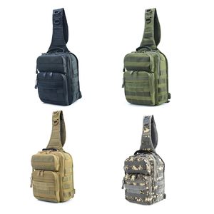 Outdoor Sports Hiking Sling Bag Shoulder Pack Camouflage Tactical Molle Chest Bag NO11-115