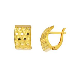 Clip-Ohrringe aus ￇisilti-Gold mit Schraubverschluss