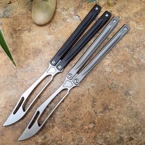 Theone JK King Kelebek Eğitim Eğitmeni Bıçağı D2 Blade Ball Rulman Sistemi Jilt Bıçağı EDC Bıçaklar