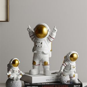 Северные современные астронавты миниатюрные статуэтки смола