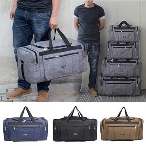 Duffel Bags Oxford Waterproof Men Travel Hand Luggage Big Bag Business Large Capacity Weekend Duffle BagDuffel