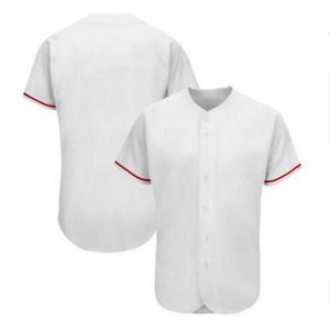 Maglie da baseball personalizzate S-4XL in qualsiasi colore Bianco grigio rosso nero Tessuto di qualità Assorbimento dell'umidità Numero e dimensioni traspiranti Jersey111