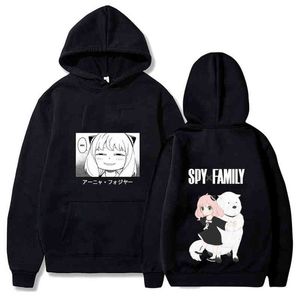 Spy X Family Hoodies Anya Forger Anime Manga Men/Women Felpedrit Fashion Oversized Hoodie Harajuku Pullover Streetwear Tops Y220713