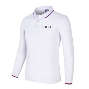 Мужские хлопковые рубашки Polo Unisex Group Uniform Uniform Women Leisure Tops Custom Printing ваша собственная дизайн -картинная компания бренд 220714