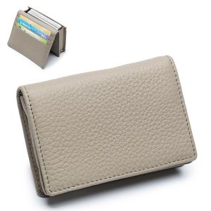 Card Holders Women Genuine Leather Female Cowhide Wallets Fashion Small Portable Purses Cute Wallet Coin Bags ClutchCard