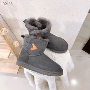 2022 Women Designer Boots Onkle Boots Natural Fur Fur Shiceen Heel Fashion Shoe Winter Fall 35-45