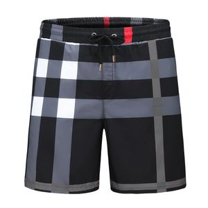 Casual pants for mens summer beach Pants fashion Men's Shorts designer loose style plaid color men jeans large size