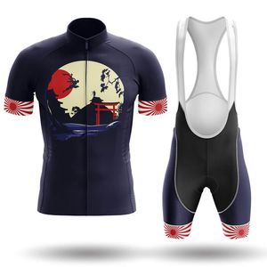 2024 New Japan Cycling Jersey 19D Bike Shorts Set Ropa Ciclismo MENS Estate Quick Dry CICLISMO Maillot Abbigliamento inferiore