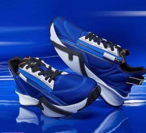 En kaliteli mükemmel markalar erkek akış spor ayakkabıları ayakkabılar rahat rahat yürüyüş erkekleri spor fermuarlı kauçuk örgü hafif kaykay koşucusu taban teknoloji kumaşlar eğitmeni