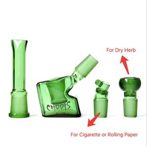 Toptan Yeni Renkli Cam Tütün Su Dab Rig Bongs Boru Sigara Haddeleme Kağıdı Sigara Kase