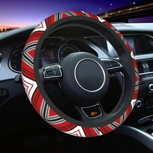 Ratt täcker diagonala ränder universell täckning passform för lastbil elegant bilskydd 15 tum auto accessoriessteering