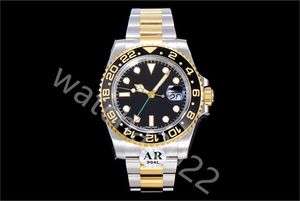 AR Men's Watch ETA.3186 Super Clone 40mm 116713 18K Gold Bonded 904 Steel Ceramic Mechanical Automatic Men's Watch