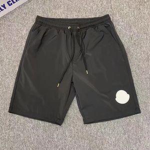 Shorts Männer Schwimmen M-3XL Sommer Sport Leinen Nylon Einfarbig Applikation Kordelzug Elastische Taille Hosen Jogger Shorts Jogginghose