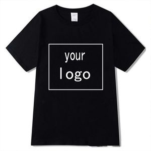 Özel Tişört Diy görüntüsü Yazdır Özelleştirilmiş Sportswear Sıradan Erkekler Kadınlar Kısa Kollu T-Shirts 220609