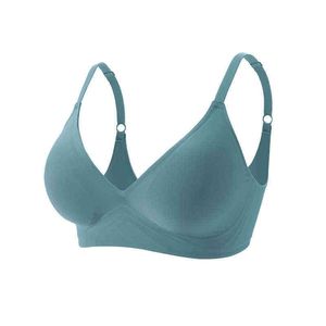 Sutiãs sem fio para mulher sem fio Sleep Sleep Removable Bralette Bralette One Piece Brassiere sem fio confortável L220726