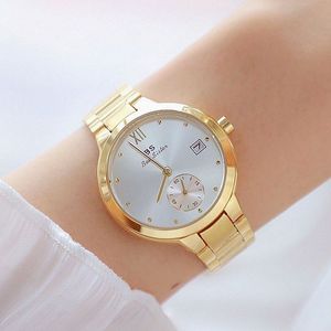 Woman 2020 Famous Brand Unique Ladies Stainless Steel Waterproof Gold Women Wrist Watches Montre Femme 2020