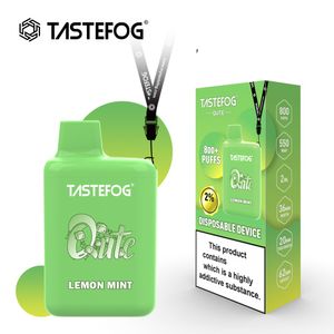 Vaper Pods Desechables Tastefog Qute Wegwerp Vape 800 Vape Box-apparaat 2% Fabrieksoriginele verkoop