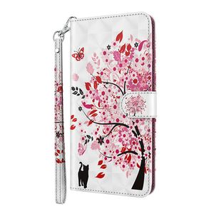 iPhone 14 13 12 Pro Max 11 X XR XS 7 8 Plus SE2020 Painted 3D Flip Phone Case Wallet Style Cartoon