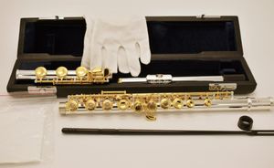 Rodware RFL-310 17 Chave do orifício aberto Flauta esculpida Chave de ouro com flauta de ouro BOLE B Pé de ouro B