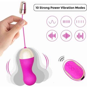 NXY Sex Eggs 10 Speed ​​Draadloze afstandsbedsening wibrator dorosły zabawka Krachtige Bullet Vbrating EI Produkt Voor Vrouwen Kegel Bal Erotische Masaż 1110