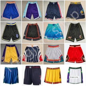 2022 bedruckte Taschen, Basketball-Shorts, Team-Shorts, Sportbekleidung, Hose mit City-Blau, Weiß, Schwarz, Rot, Lila, Aufdruck, Top-Qualität, 75. Jubiläums-Diamant-Shorts, Größe S–XXL