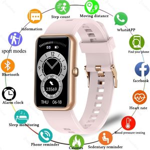 2021 orologio da donna per braccialetto telefonico Huawei esercizio uomo pressione sanguigna frequenza cardiaca IP68 Smartwatch da donna impermeabile