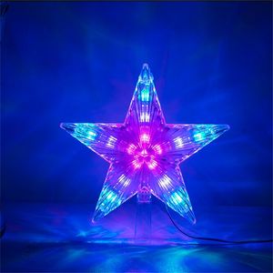 Coversage Christmas Tree Top Star Led String Fairy Lights Curtain Led Christmas Xmas Wedding Decoration Party Garden Holiday 201030