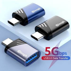 Adapter telefonu komórkowego 200PCS Android USB3.0 Type-C Adapter OTG do USB-C USB-A MĘŻCZYZNA DO MICRO USB Adapterów MacBook Xiaomi Adaptery telefoniczne Złącza USB