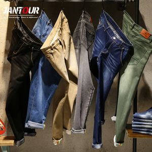 Brand Skinny Jeans Men Fashion Male Stretch Denim Trouser Casual Light Blue Vintage Dress Pant Spring Summer Mens Jeans 201111