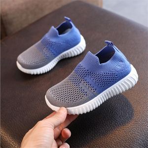 Scarpe per bambini Antiscivolo Fondo in gomma morbida Scarpa da ginnastica per bambini Casual Flat Student Bambini Ragazze Ragazzi Scarpe sportive in rete 220525