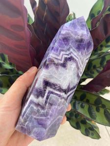 Decorative Objects & Figurines Natural Dream Amethyst Quartz Crystal Wand Point Healing 800-900gDecorative