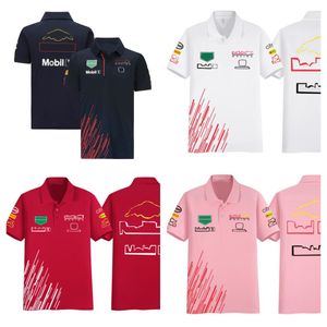 F1 Formula 1 Racing Polo Summer Shirt a maniche corte con la stessa usanza