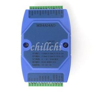 Circuitos integrados 0-20mA / 4-20MA / 0-5V / 0-10V 4 vias Entrada analógica e 4 Módulo de aquisição de saída Modbus RS485