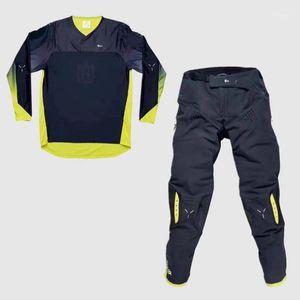 TRABALHOS MENINOS 2022 MX ATV DH Jersey de motocicleta de corrida e calça MTB Motocross Dirt Mountain Bike Conjunto de equipamentos de ciclismo x combo x