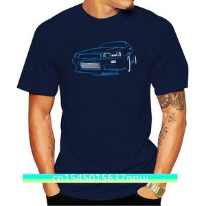 T -shirt Tshirt Skyline R34 Japan Vintage Classic Car 220702