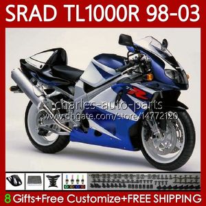 Комплект обтекателей для Suzuki SRAD TL1000R TL-1000R 1998 1999 2000 2001 2002 2003 118NO.57 TL-1000 TL 1000 R 98-03 Bodywork TL 1000R стоковые синий TL1000 R 98 99 00 01 02 03 OEM Body