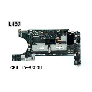 اللوحة الأم المحمول الأصلية لـ Lenovo ThinkPad L480 L580 Mainboard NM-B461 CPU I5-8350U 01LW343