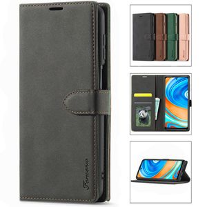 Luxury Flip Leather Wallte Fodral för RedMi Note 8PRO 8T 9 10 PRO MAX 9S 8 8A 9A 9C MI POCO X3 NFC Anti-knock Case Cover