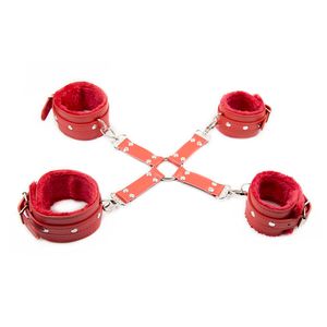 Bdsm Bondage Corda Peluche Giocattoli erotici sexy Per donna Uomo Adulto Hot Cross Accessori Donne fetish