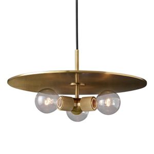 Pendant Lamps American RH Lamp Edison E27 G80 LED Chandelier Hanging Lighting Gold/Black/Silver Metal Glass FixturesPendant