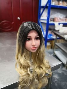 AA Sex Doll Brown Eyes Real TPE Sex Doll Head New Mouth Toys Only a Head