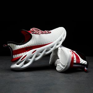 Nefes Sneakers 46 Rahat Örgü Erkekler Spor Ayakkabı 47 Açık Kaymaz Aşınmaya dayanıklı Rahat Koşu Ayakkabıları Büyük Boy 48